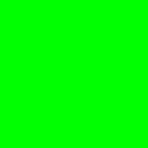 Bright green fluorescent neon