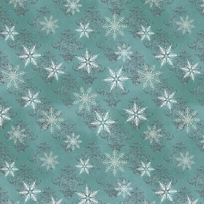 Victorian farmhouse snowflakes 12in