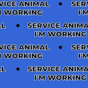 Service Animal-blue