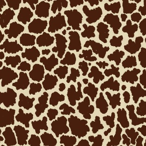 Realistic Masai Giraffe Print