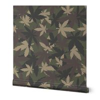 marijuana cannabis camouflage  A large scale