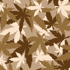 marijuana cannabis camouflage  D large scale desert