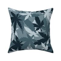 marijuana cannabis camouflage  E large scale bluish gray