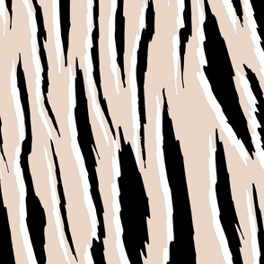 Abstract Tiger Stripes