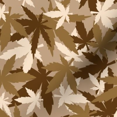 marijuana cannabis camouflage  D medium scale desert