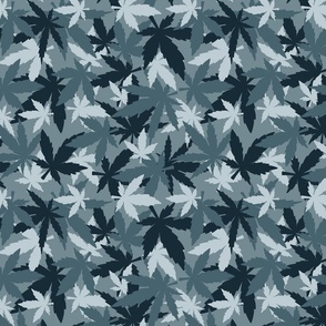 marijuana cannabis camouflage  E medium scale bluish gray