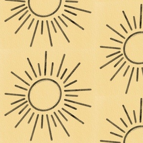 Vintage sun