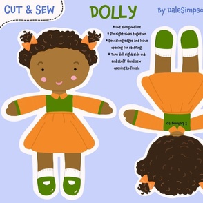 Cut & Sew Doll - Dark Skinned