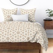 Ikatan Geometric Natural fefdf4 Desert Sand deccb7 Coastal Chic