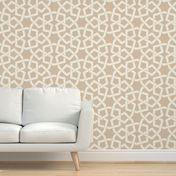 Ikatan Geometric Natural fefdf4 Desert Sand deccb7 Coastal Chic