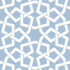 Ikatan Geometric Natural fefdf4 Sky Blue a7c0da