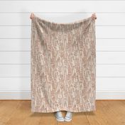 Lavender fields in rosy taupe. Jumbo scale