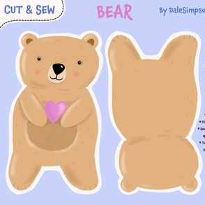 Cut & Sew - Brown Bear