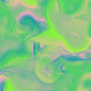 pink, blue and green abstract