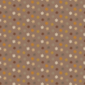 star anise in earth tones | small