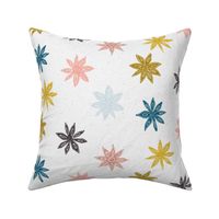 colorful star anise on light gray | large