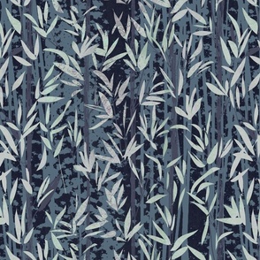 Bamboo forest gray blue