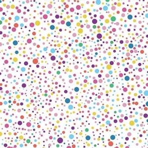 Bright confetti dots