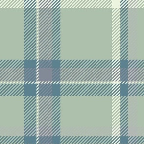 Tartan Pattern Pistachio Green