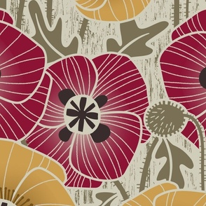 Poppies for Renewal And Peace // Large