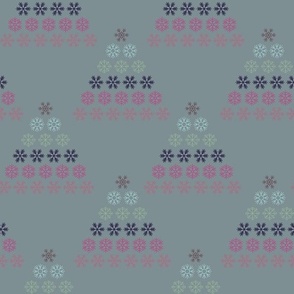 Snowflake Christmas Tree Grey
