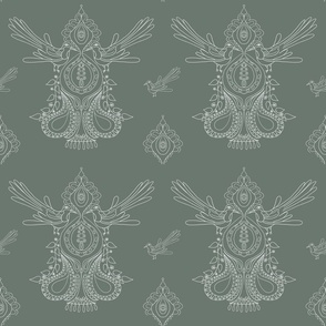 Sage bird motif