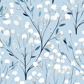 Light Blue Fabric Fabric, Wallpaper and Home Decor | Spoonflower