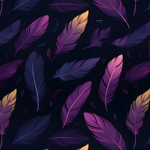 Premium Photo  Purple feathers background