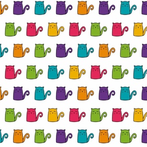 Rainbow Cat Parade