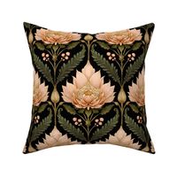 Floriography Art Nouveau pattern