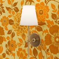 Welcoming Walls 70s retro orange, boho, 