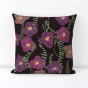 Hellebore and Fern Midnight Garden - large