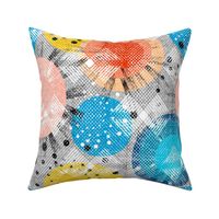 Bright abstract textured geometric pattern.