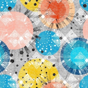 Bright abstract textured geometric pattern.