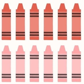 Crayons - pink/red - LAD23