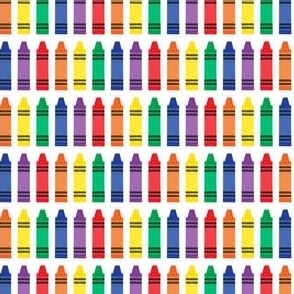 (small scale) Crayons - rainbow - LAD23