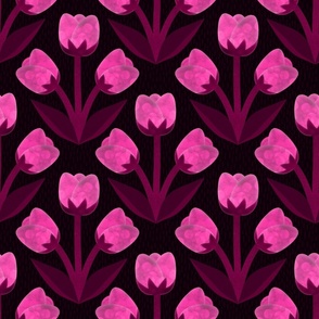 Tulip Trio // Monochrome Pink