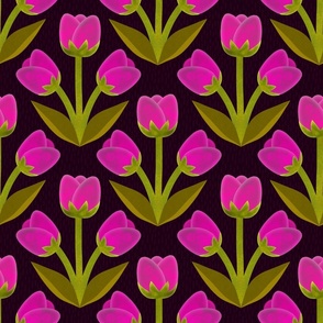 Tulip Trio // Dark Pink