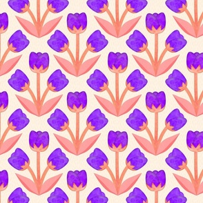 Tulip Trio // Peach 'n' Purple