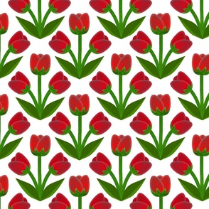 Tulip Trio // Valentine Red