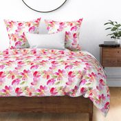 Venice bloom - watercolor flowers for modern home decor wallpaper bedding b014-1