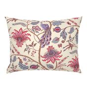 Indian floral Stylized Passion flower Krishna kamal elegant intricate traditional heritage revival