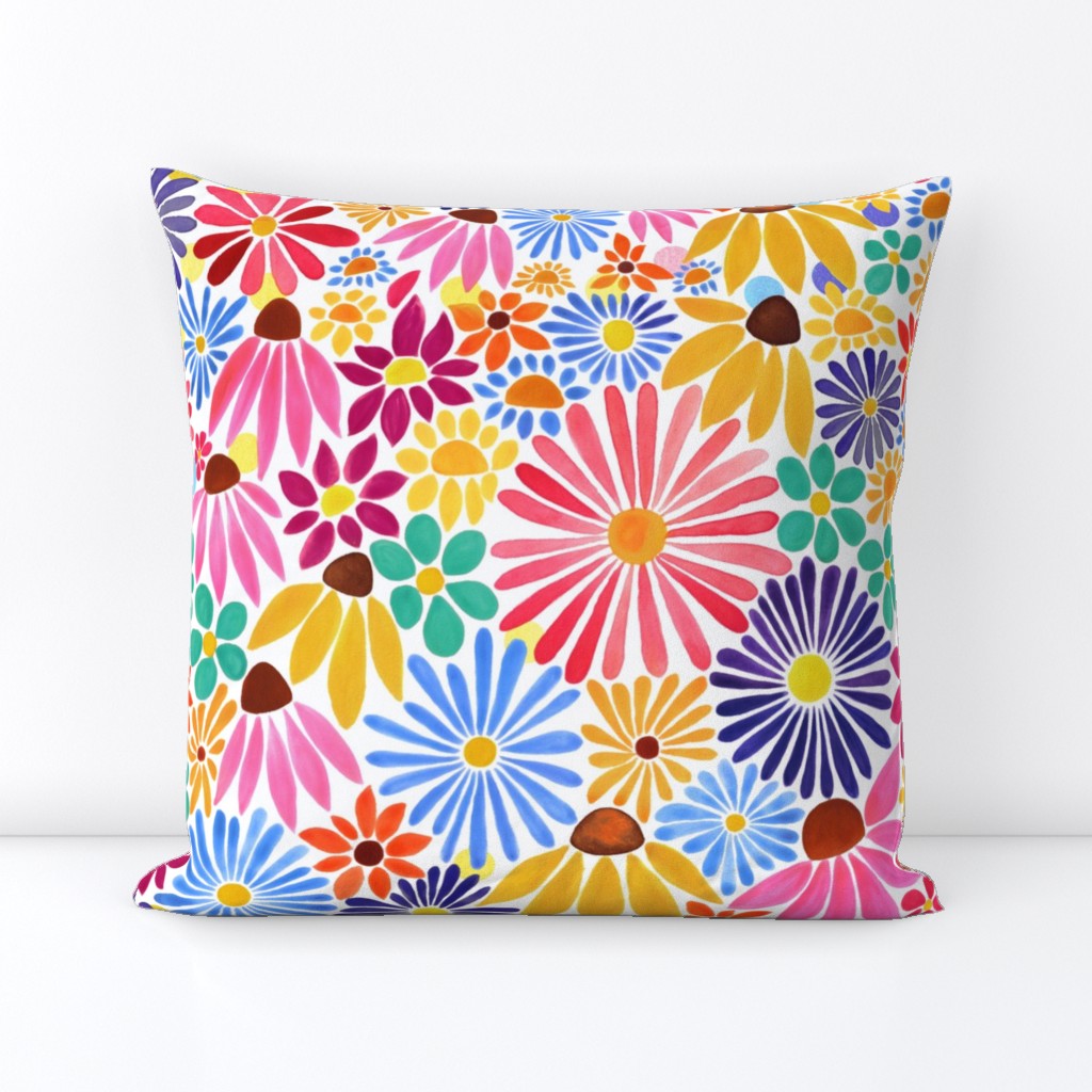 Cheerful Daisy Design - Mid Scale