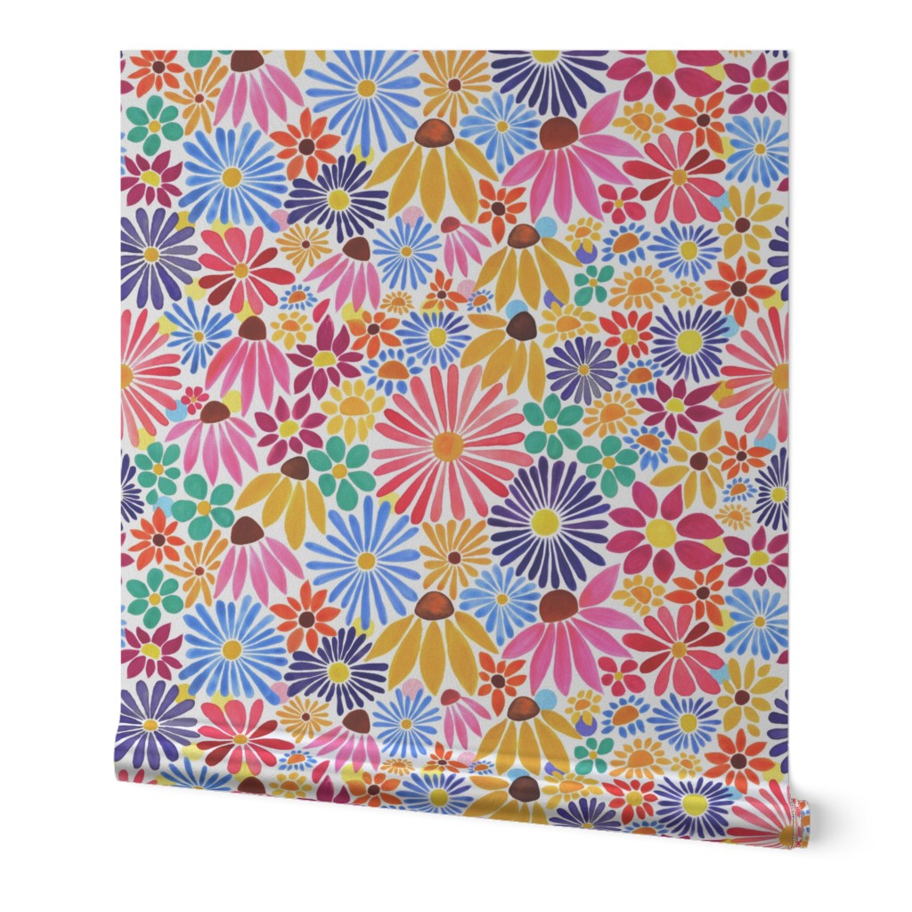 Cheerful Daisy Design - Mid Scale