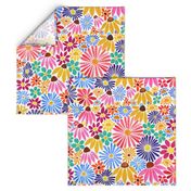 Cheerful Daisy Design - Mid Scale