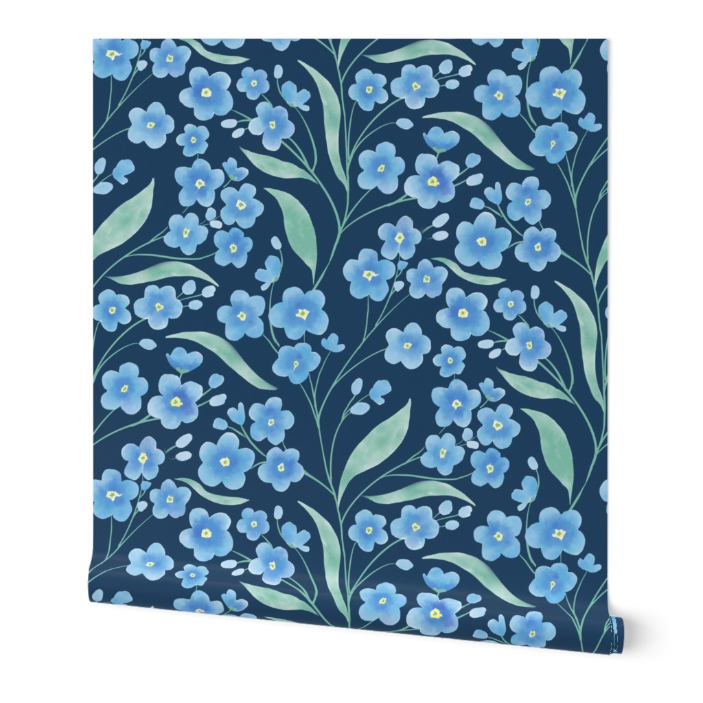 forget me not floriography medium scale blue