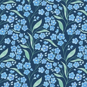 forget me not floriography medium scale blue