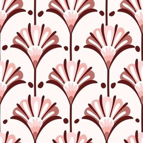 red pink and white floral wallpaper medium