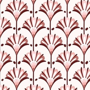 red pink and white floral wallpaper small