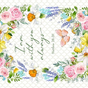 Butterfly Floral Scripture